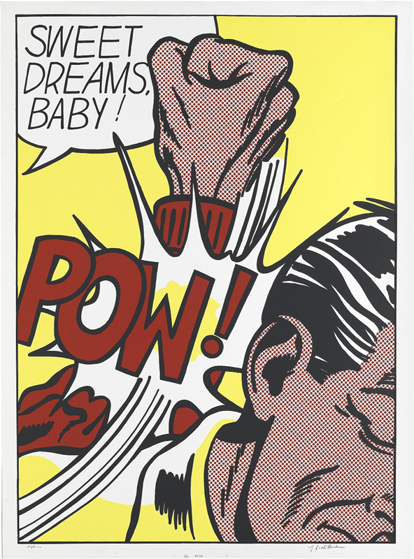 The Great Graphic Boom – Roy Lichtenstein- Sweet Dreams Baby (1965)