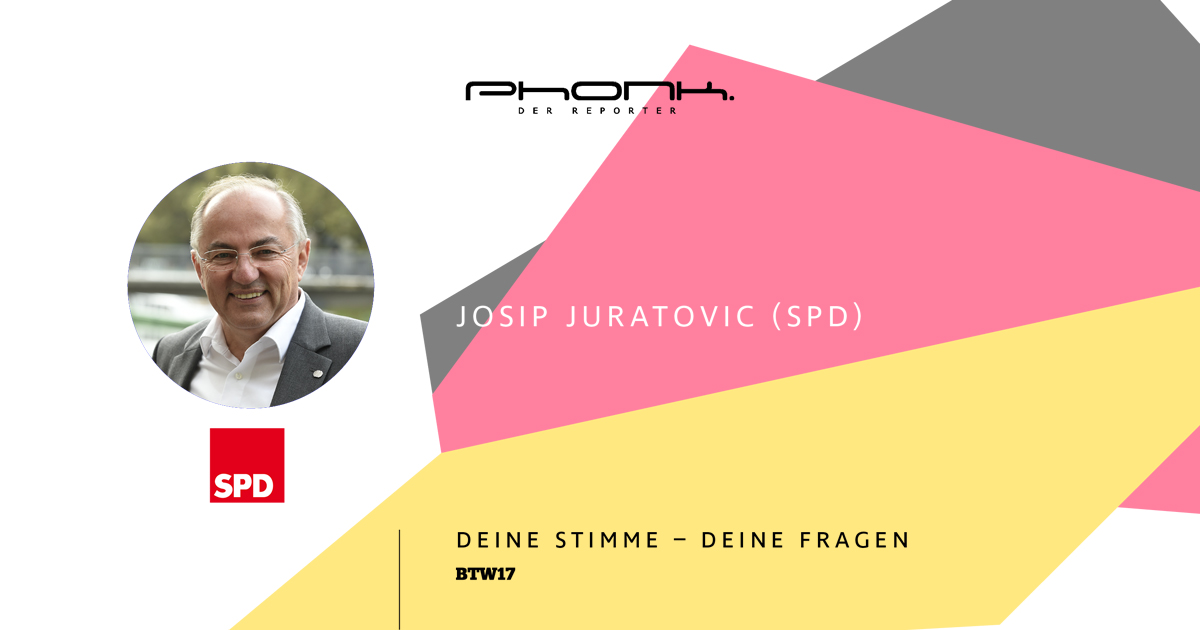 Bundestagswahl 2017 in Heilbronn - Josip Juratovic (SPD)