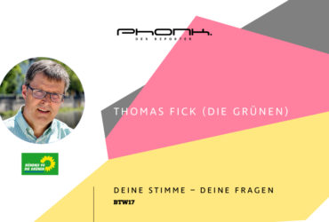 Bundestagswahl 2017 in Heilbronn - Thomas Fick (Bündnis 90 Die Grünen)