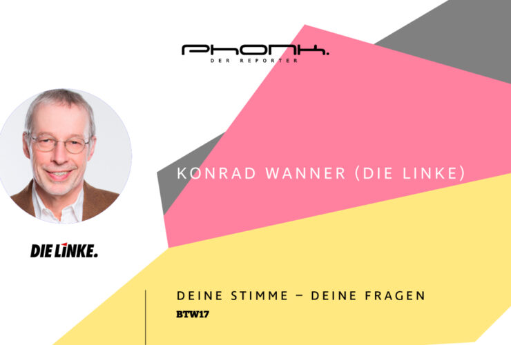 Bundestagswahl 2017 in Heilbronn - Konrad Wanner (DIE LINKE)