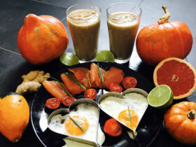 Bunter Protein-Smoothie - Frühstück