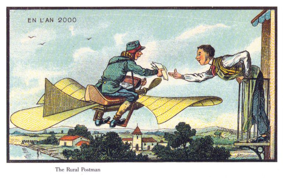 Zukunftsvisionen auf dem Prüfstand - Fliegender Briefträger