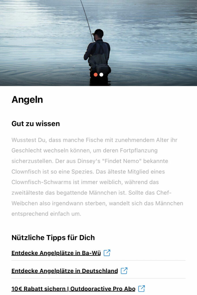 nspire - Freizeit-App aus Heilbronn (Angeln)