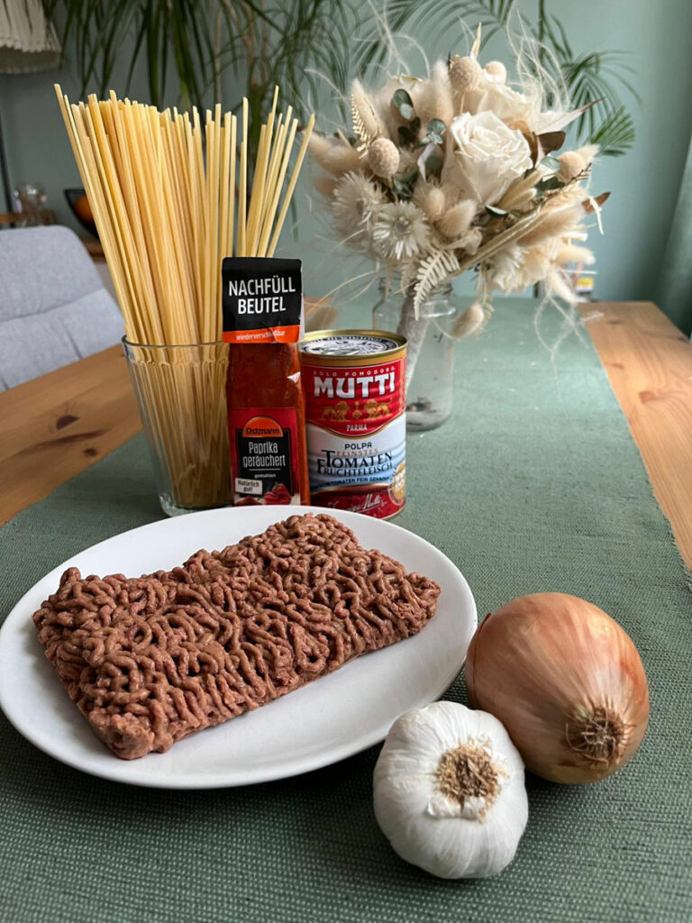 Vegane Bolognese - Zutaten