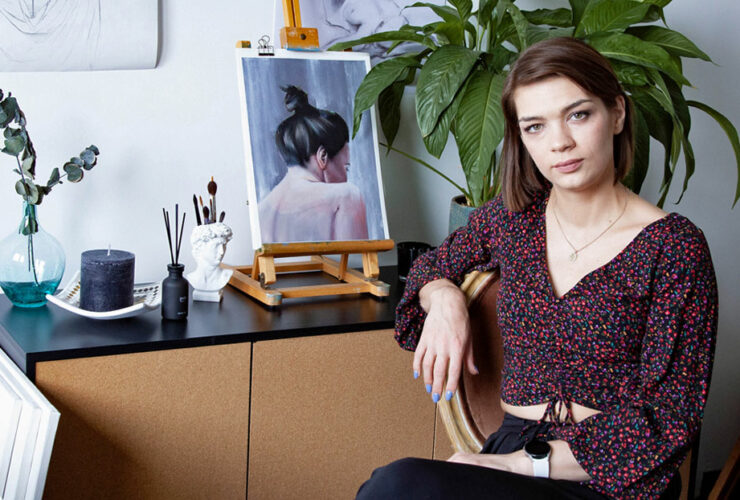 Irina Schulz: Malerin - Heilbronn (Portrait)