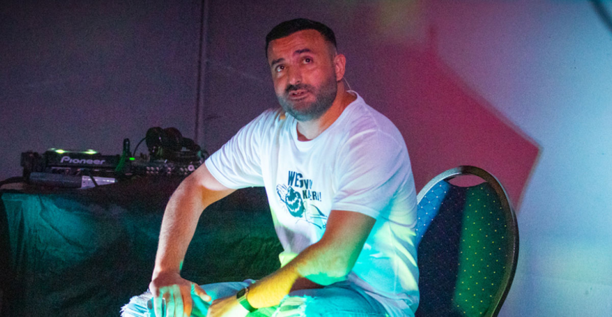 Der Comedian Luan Comedy bei einem Auftritt im k2acht Heilbronn (1)