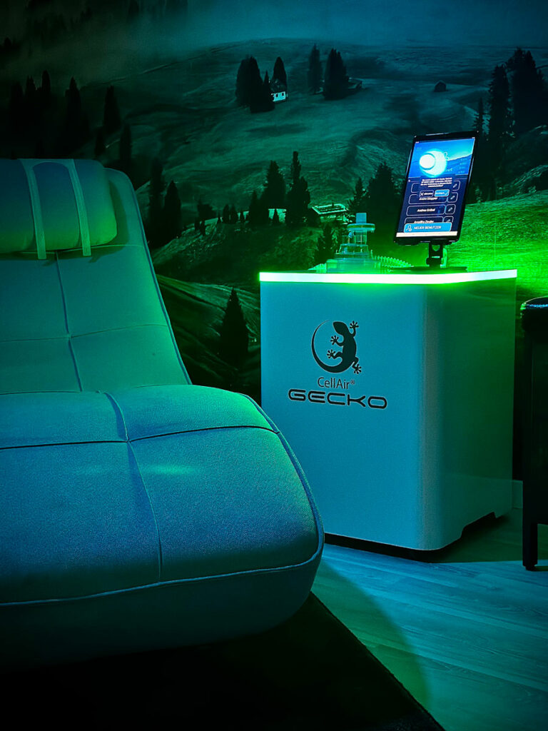 CellAir Gecko in der yourZone Personal Training Lounge Heilbronn