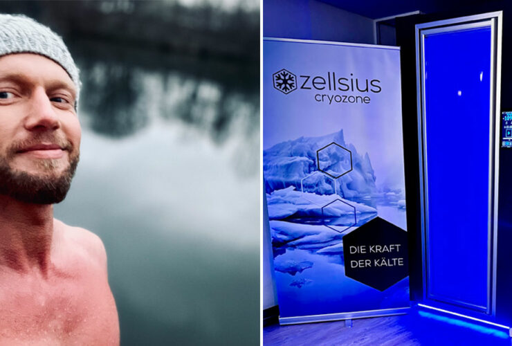 Roland Erb präsentiert zellsius cryozone, Heilbronns erste Kältekammer