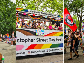 CSD Heilbronn 2024: Regenbogen über Heilbronn