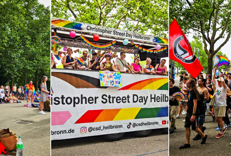CSD Heilbronn 2024: Regenbogen über Heilbronn