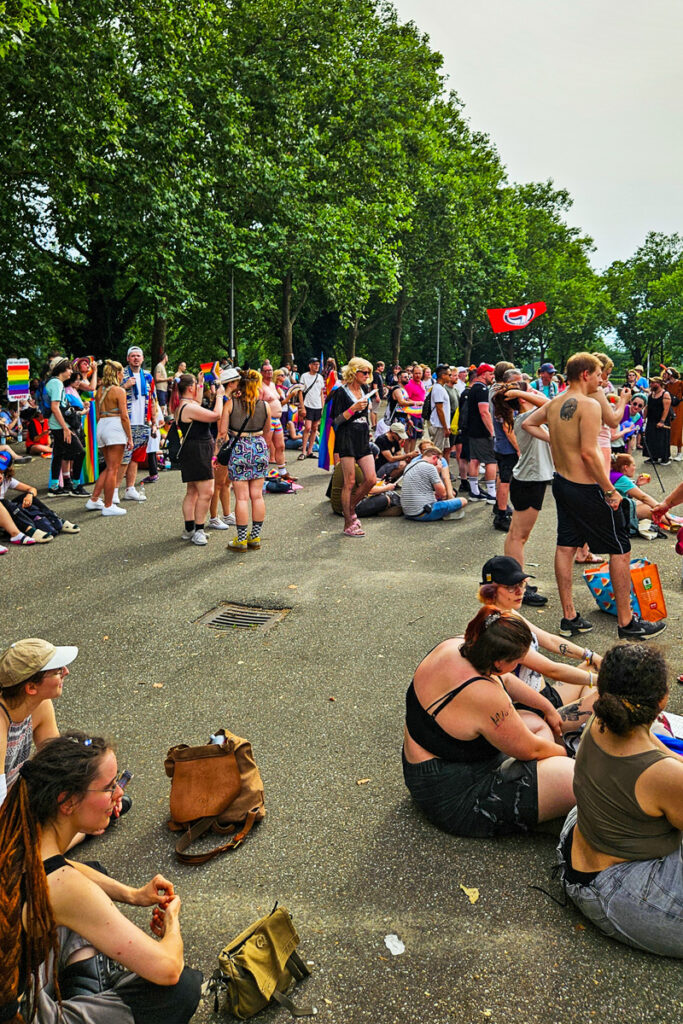 Teilnehmer*innen beim CSD Heilbronn 2024