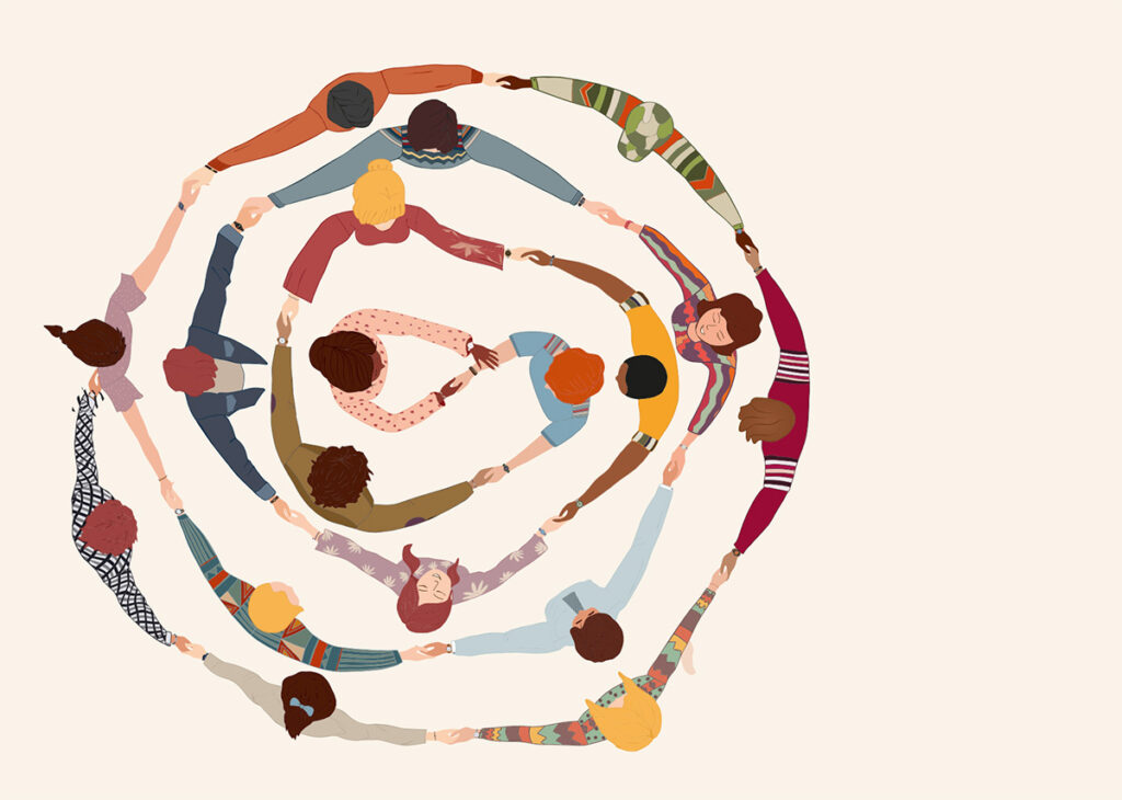 Weihnachts-Postkarte für das Haus am Wunnenstein (Rückseite)