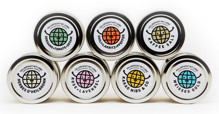 Salzmischungen von Studio Papeng