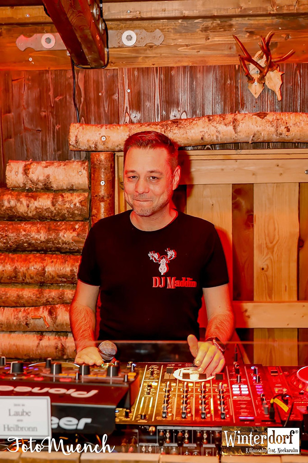 Martin König, Mitveranstalter im Winterdorf