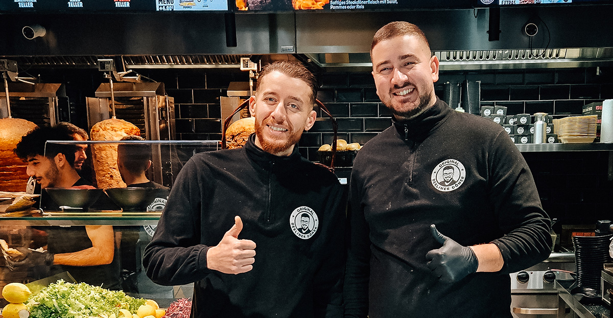 Mero und sein Team von Original Berliner Döner Heilbronn